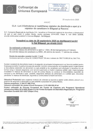 Lucrări de amenajare